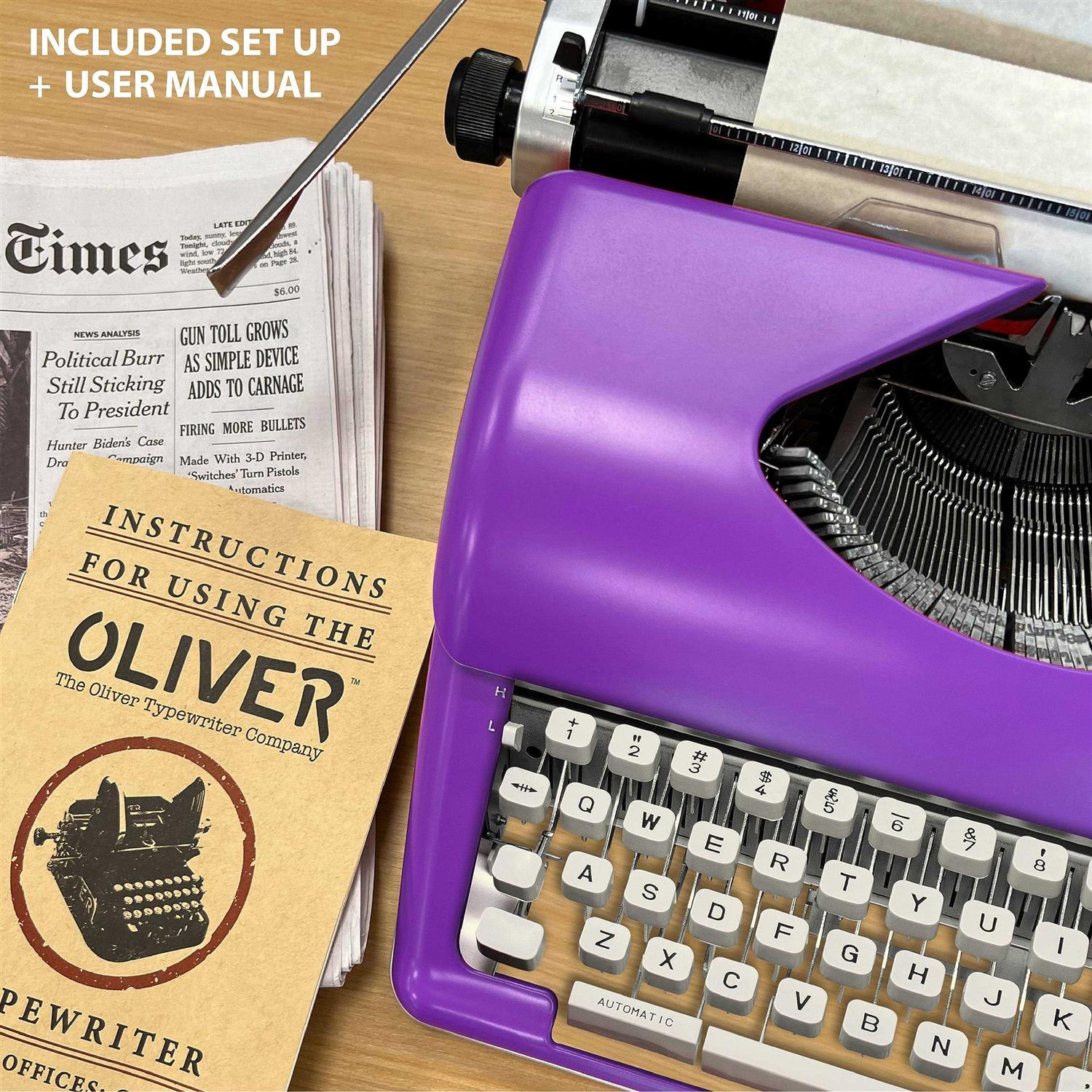 The Oliver Typewriter Company Timeless Manual Typewriter