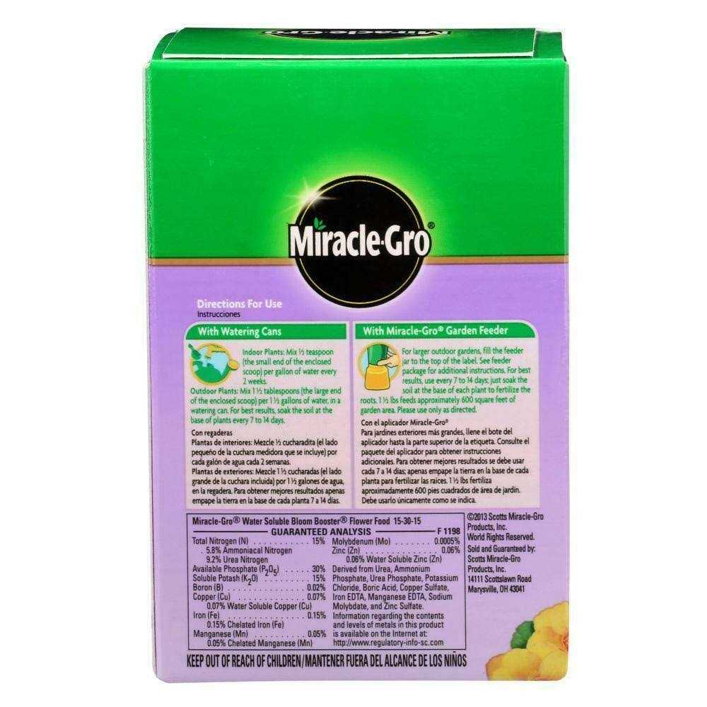 Miracle Gro Bloom Booster Flower Food