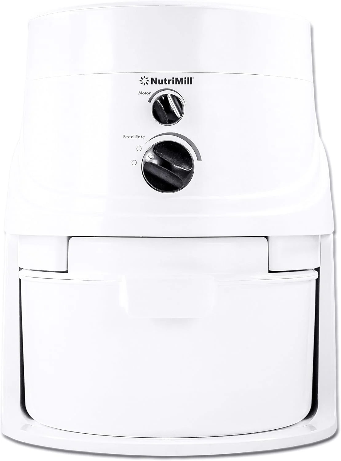 Classic high-speed electric grain grinder, a wheat flour grinder used for making fresh flour, equipped with a stainless steel grinding head
