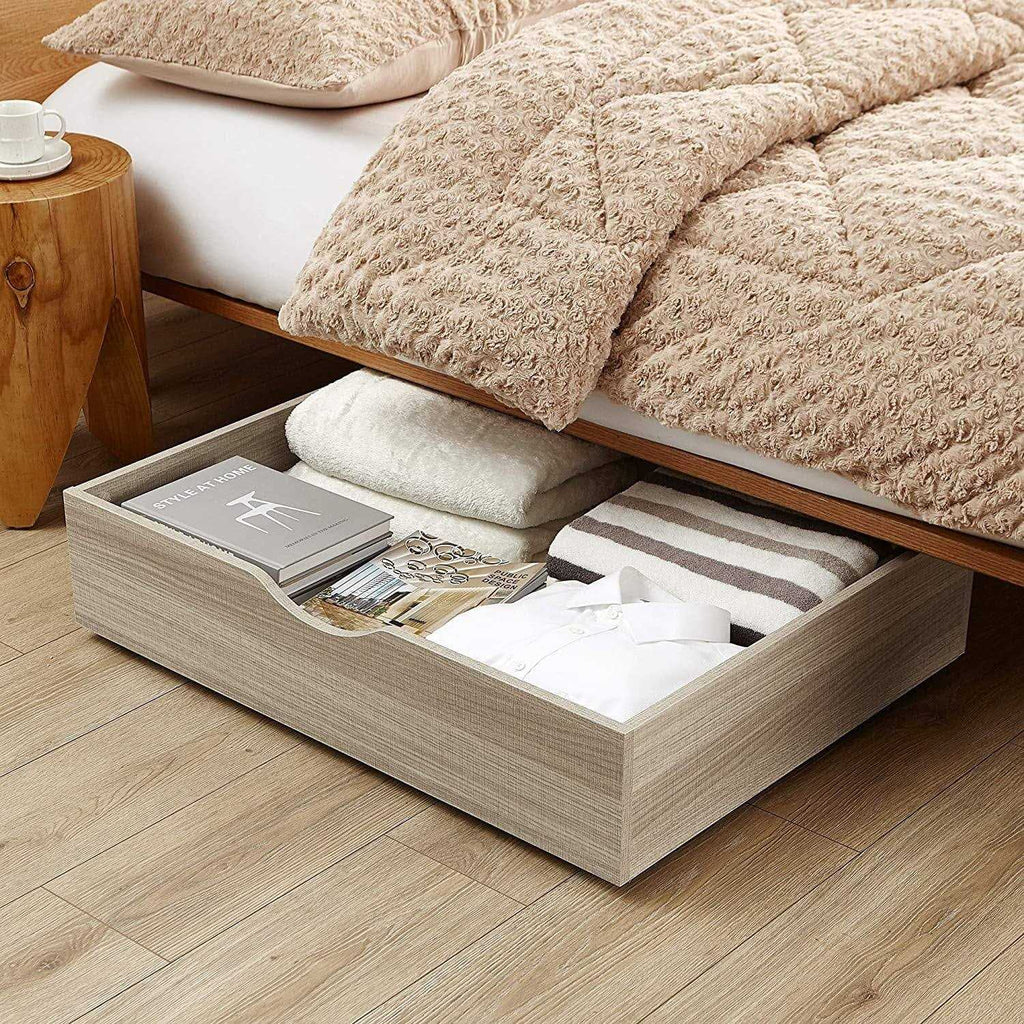 DormCo The Storage MAX Underbed Wooden Organizer With Wheels