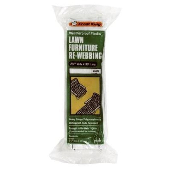 Frost King White 39 Ft. Outdoor Chair Webbing