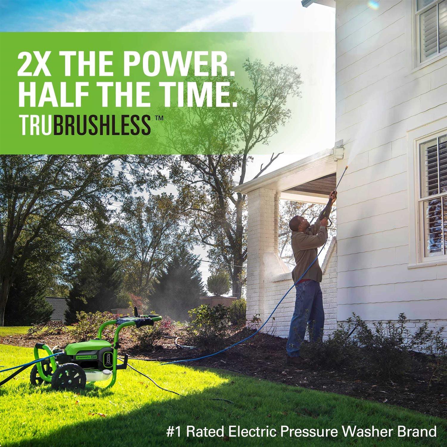 Greenworks 3000-PSI 2.0 GPM Electric Pressure Washer