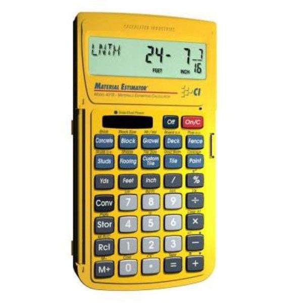 Calculated Industries Material Estimator Project Calculator