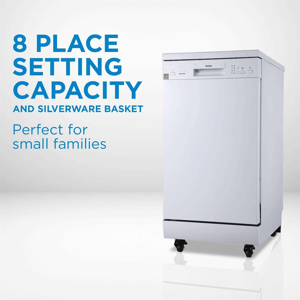 Danby 18 Portable Dishwasher DDW1805EWP