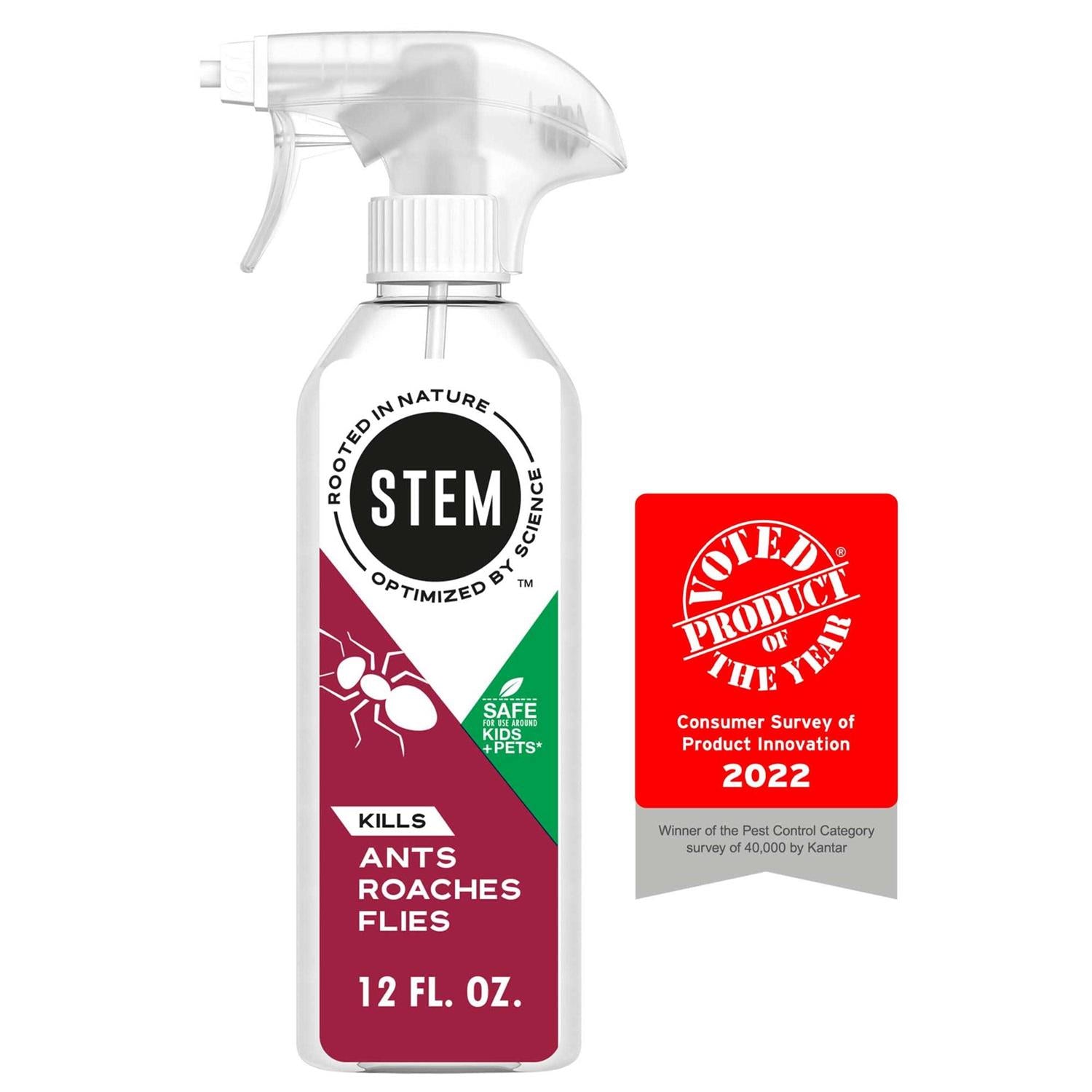 Stem Kills Ants, Roaches And Flies Plant-Based Indoor & Outdoor Bug Spray