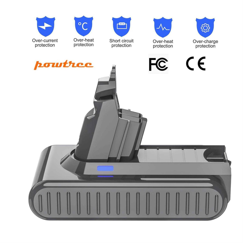Upgraded 6000mAh V6 SV04 vtc4 Battery 967810 Replacement Battery for Dyson V6 Animal Absolute Motorhead Slim SV03 SV04 SV05 SV06 SV07 SV09 vtc4 DC58