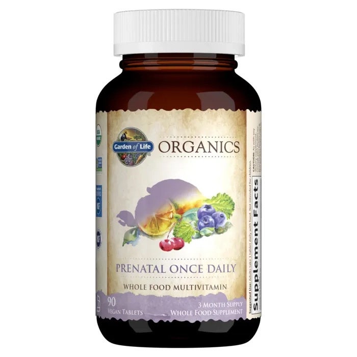 Garden of Life Organics Prenatal Once Daily 90 Tablets
