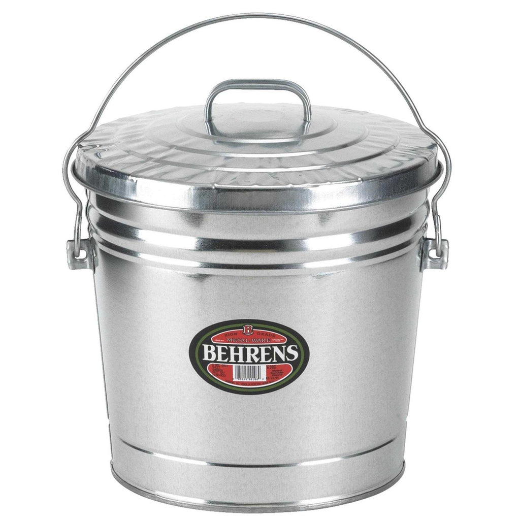 Behrens Galvanized Steel Locking Lid Can