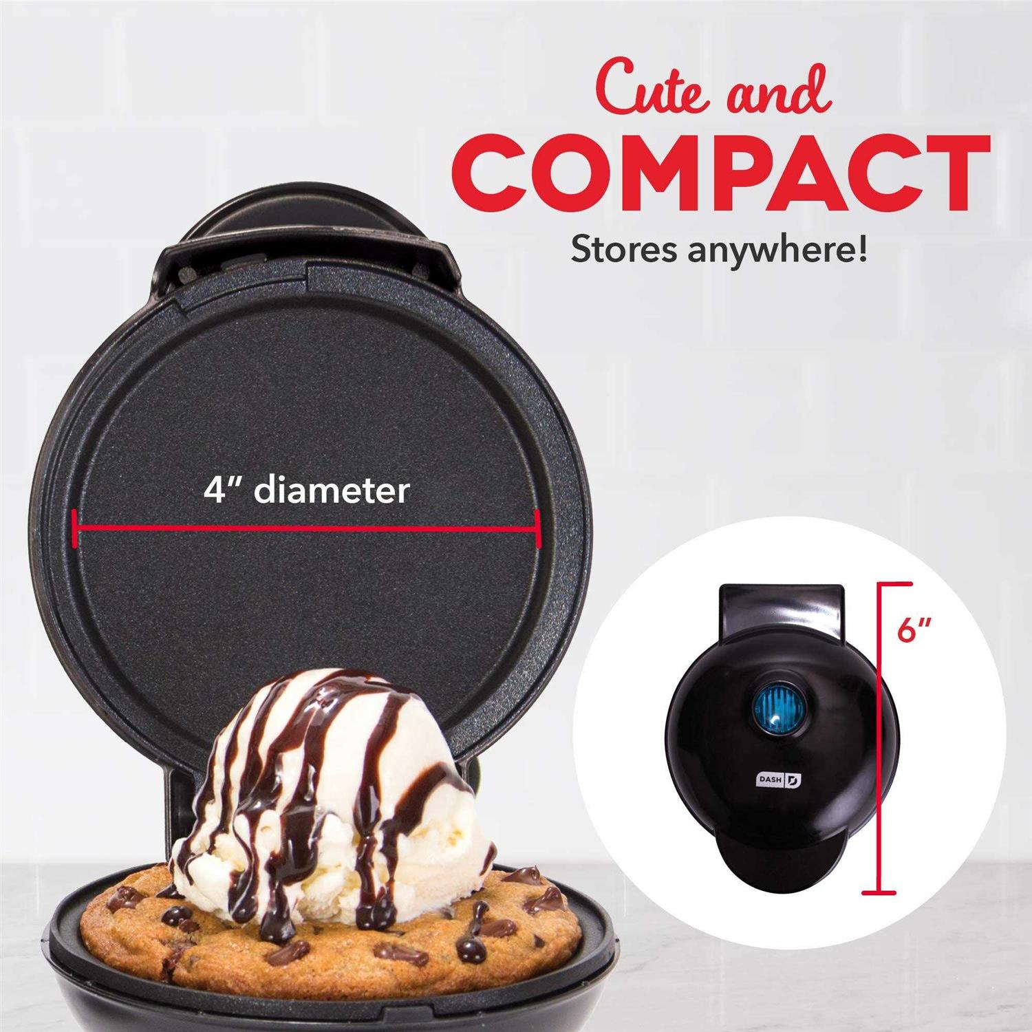 Dash Mini Maker Electric Round Griddle For Individual Pancakes Cookies Eggs & Other On The Go Breakfast