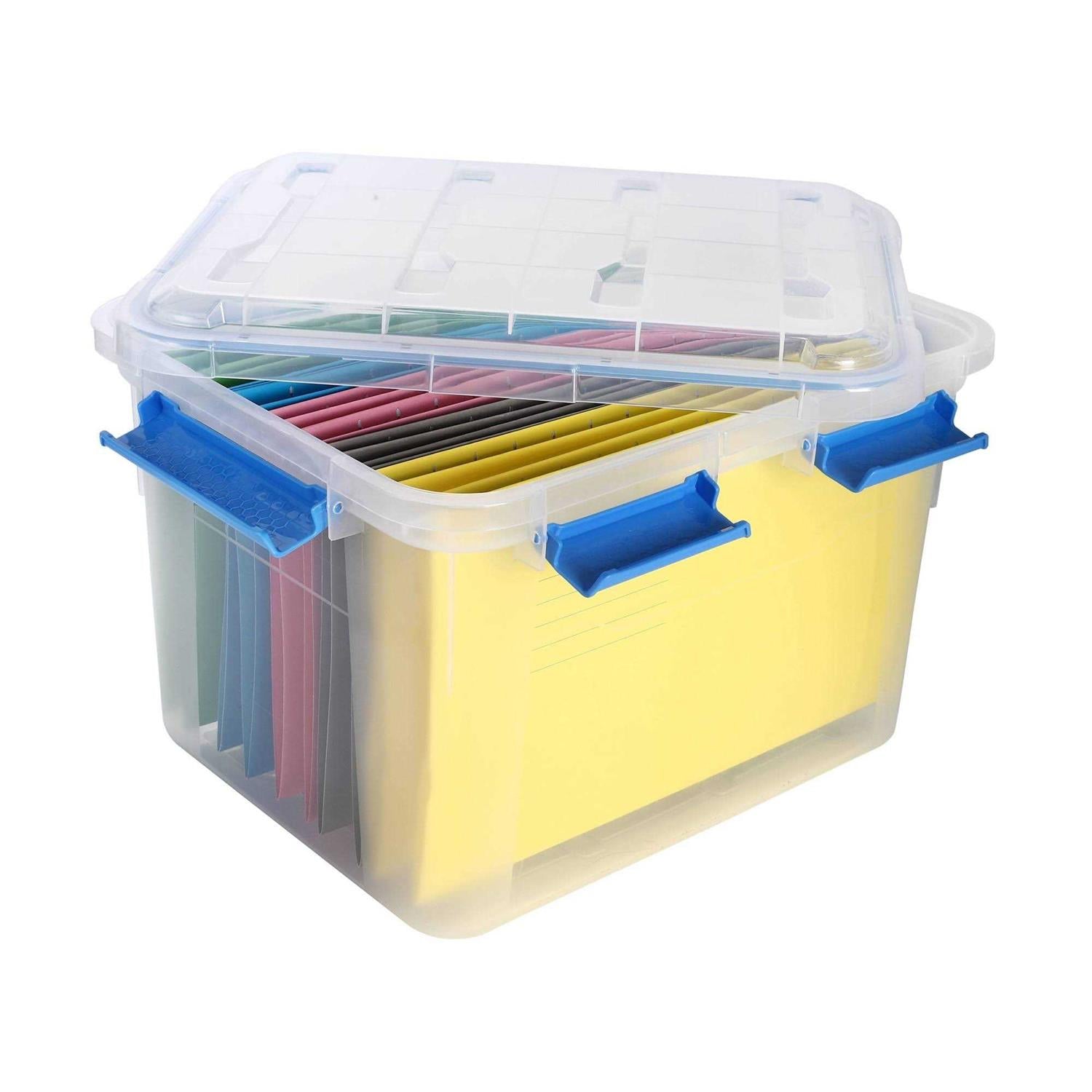 Ezy Storage 33.8qt IP67 Waterproof File Storage Box