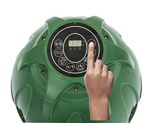 Coleman SaluSpa Iatable Hot Tub Spa, Green & White