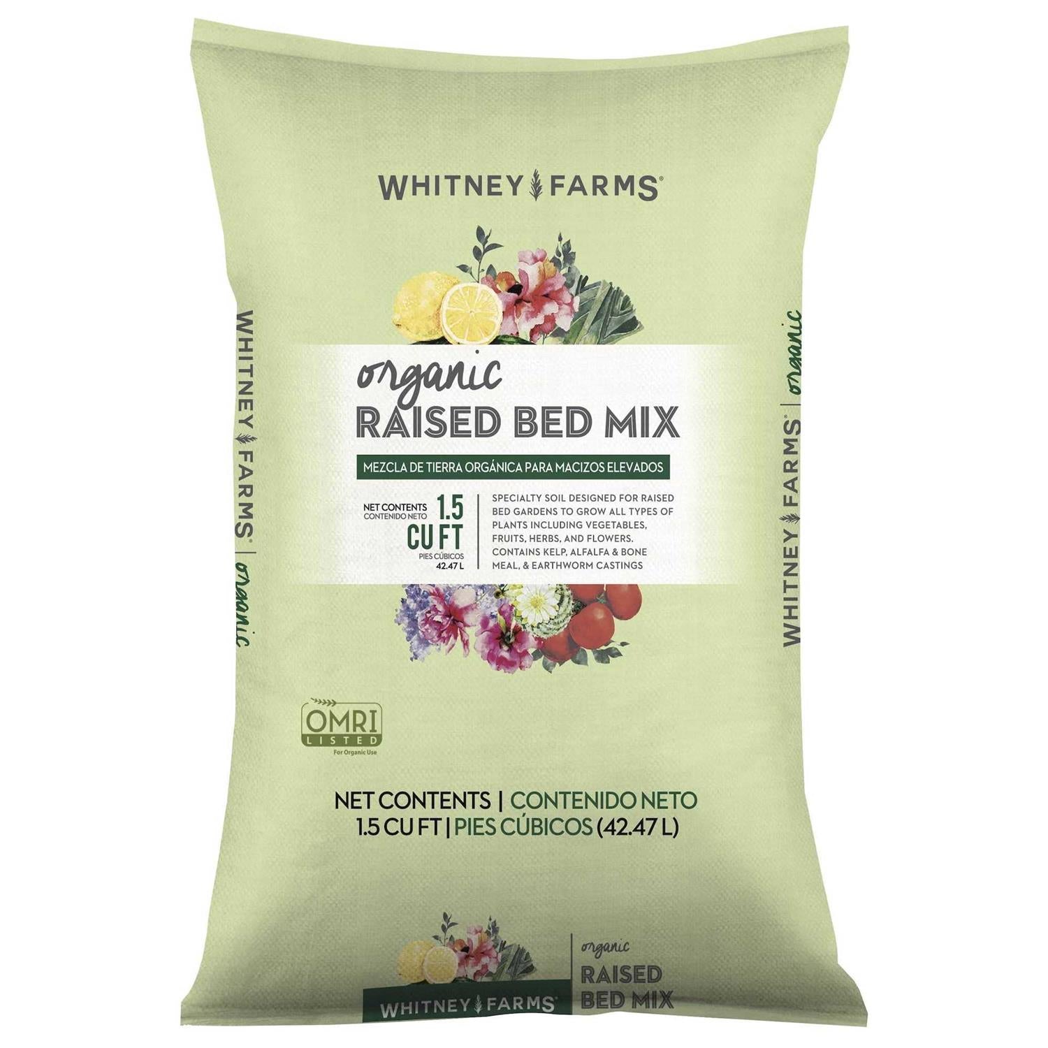 Whitney Farms Organic Raised Bed Mix Soil