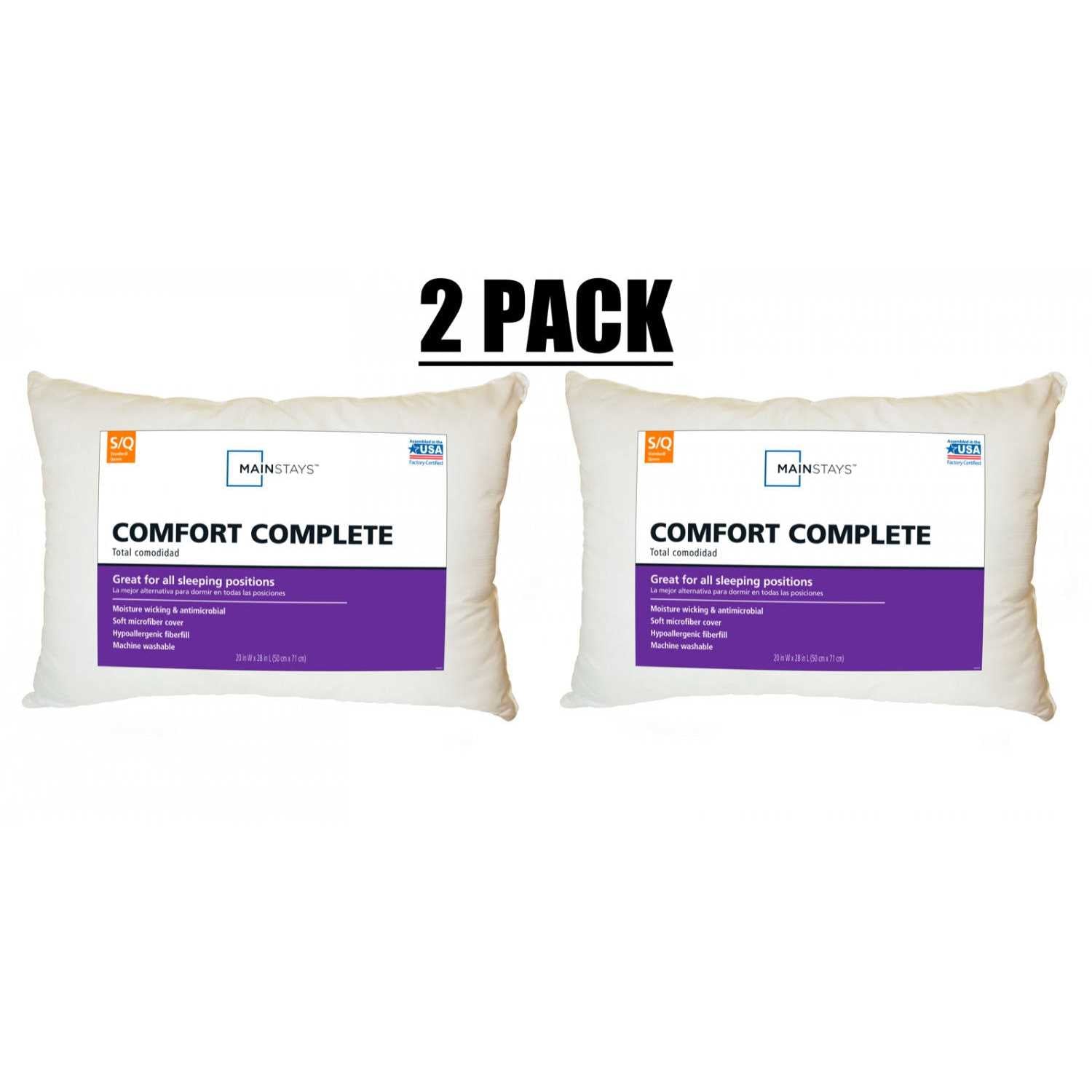 Mainstays Comfort Complete Bed Pillow