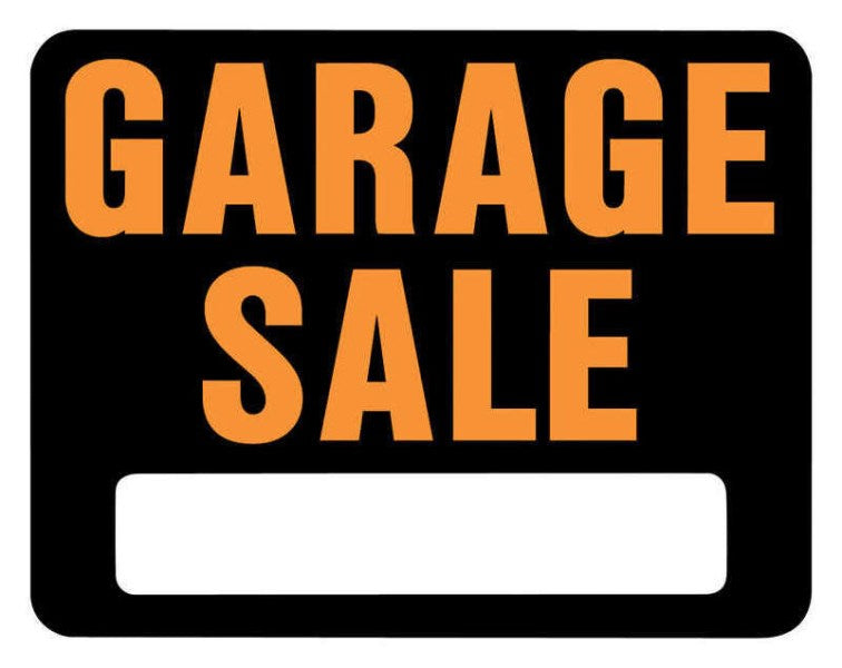 Hy-Ko Heavy Gauge Plastic Sign, Garage Sale