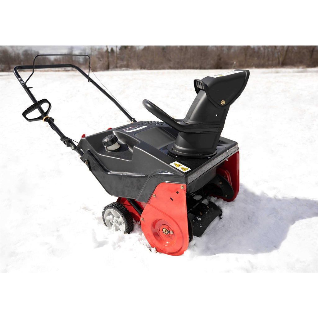 Yard Machines 21 Single-Stage Gas Powered Snow Blower with 123cc Powermore Engine