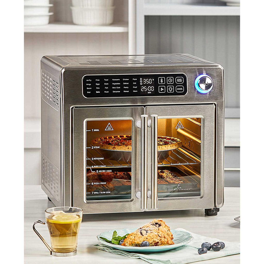 Emeril Lagasse Stainless Steel 10-in-1 French Door Airfryer 360