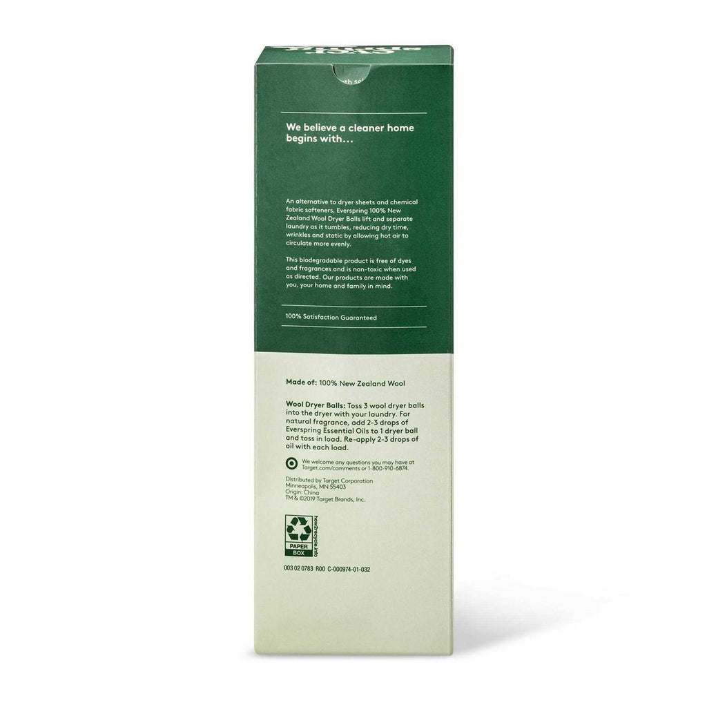 Everspring 100% New Zealand Wool Dryer Balls