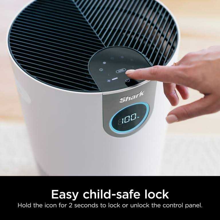 Shark Air Purifier MAX with Nano Seal Hepa, Cleansense IQ, Odor Lock, Cleans up to 1000 Sq. ft. and 99.98% of Particles