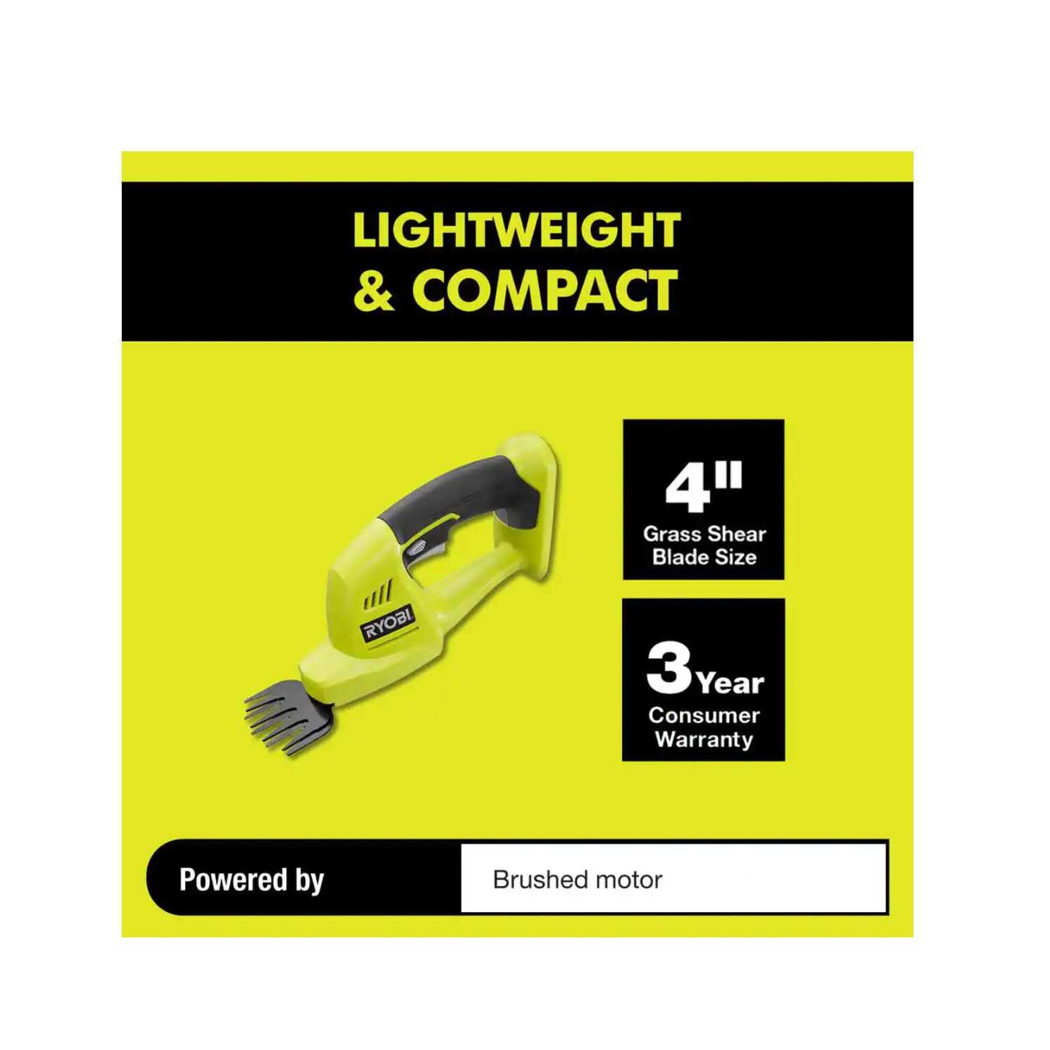 Ryobi Deal Finders ONE+ 18-Volt Cordless Battery Grass Shear Trimmer