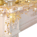 Collections Etc Indoor Christmas Decorations Festive Lighted Berry Beaded Garland