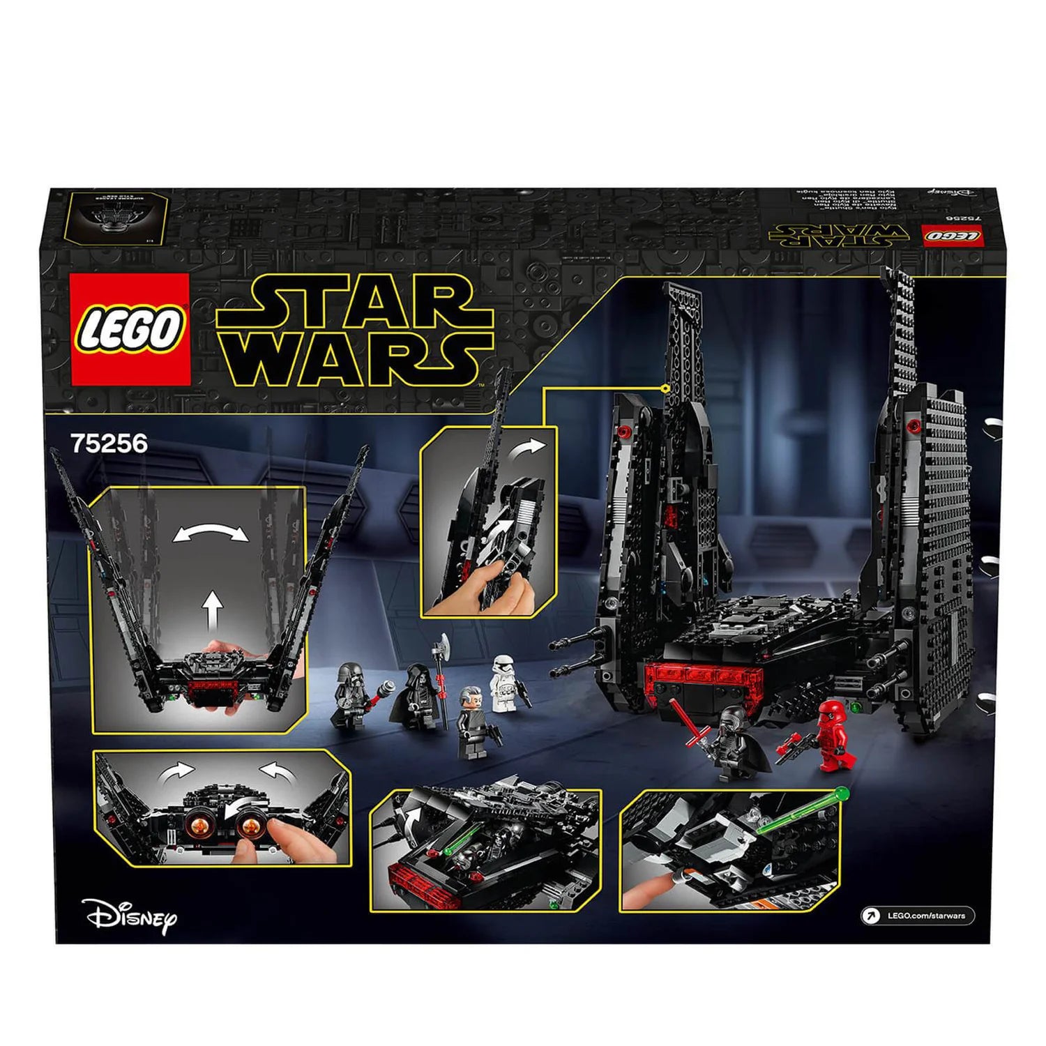 LEGO Star Wars: Kylo Rens Shuttle Building Set (75256)