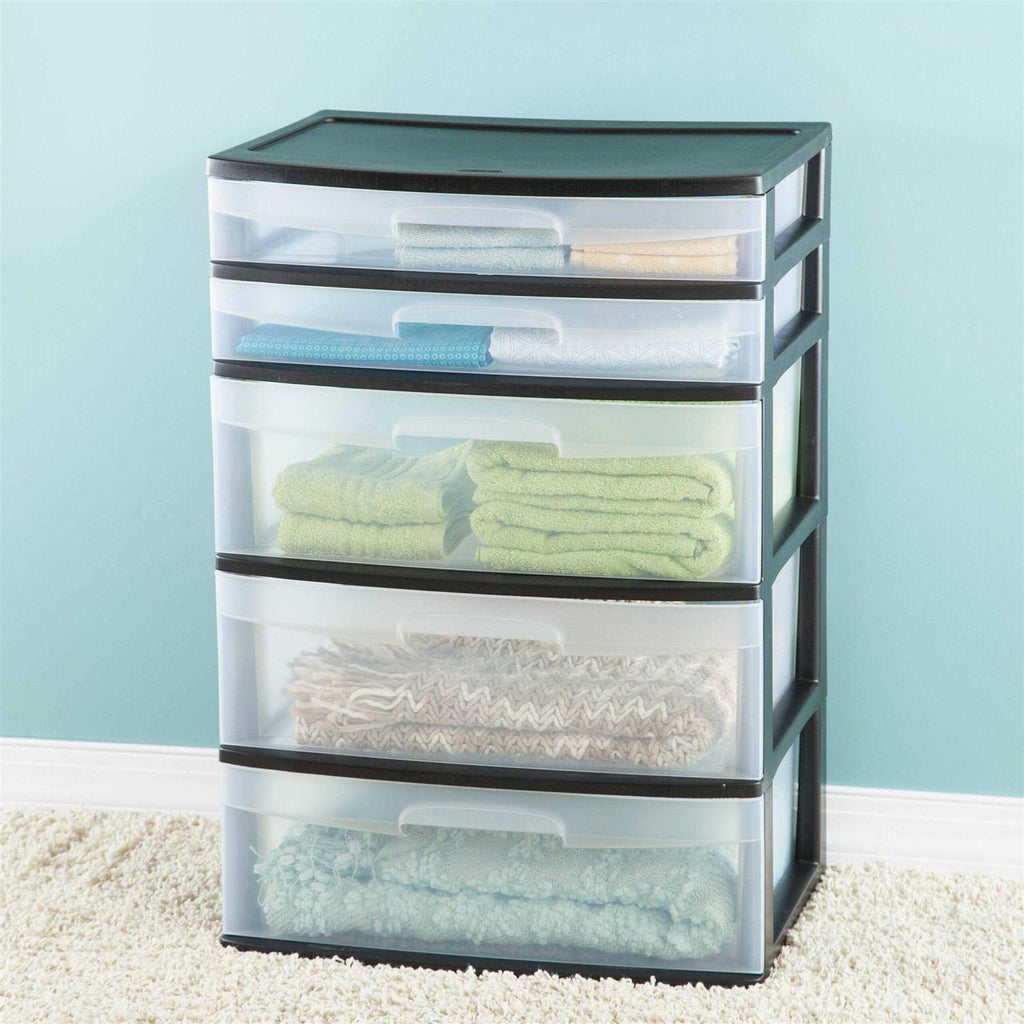 Sterilite 5 Drawer Tower Plastic