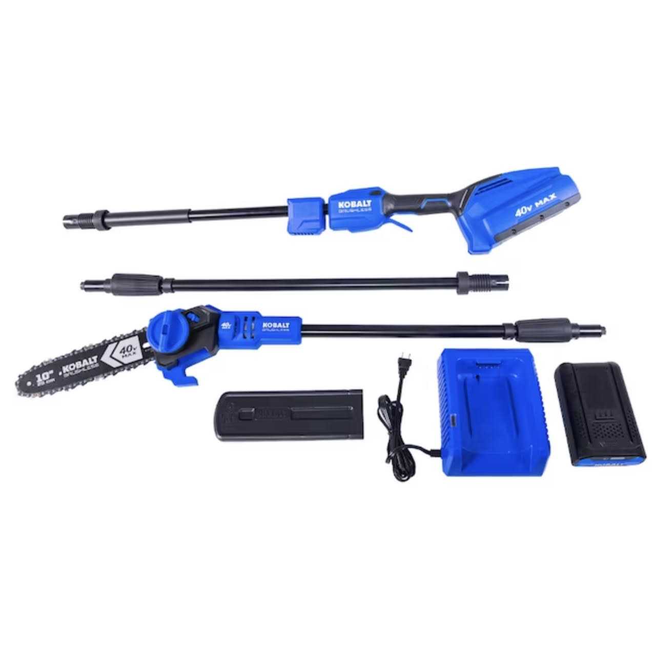 Kobalt Gen4 40-Volt 10-in Cordless Electric Pole Saw 2 Ah KPS 1040A-03