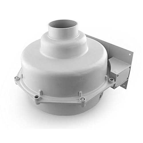 RadonAway GP501 Radon Fan Install kit Two 3×3 White Couplings U-Tube Vacuum Gauge Radon System Labels