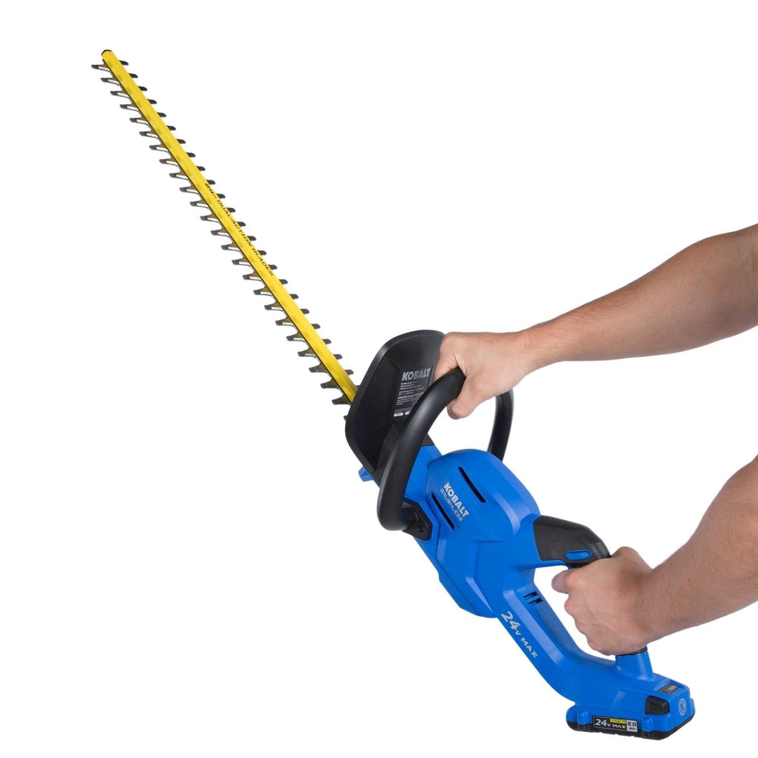 Kobalt 24-Volt Max 24-in Dual Cordless Electric Hedge Trimmer