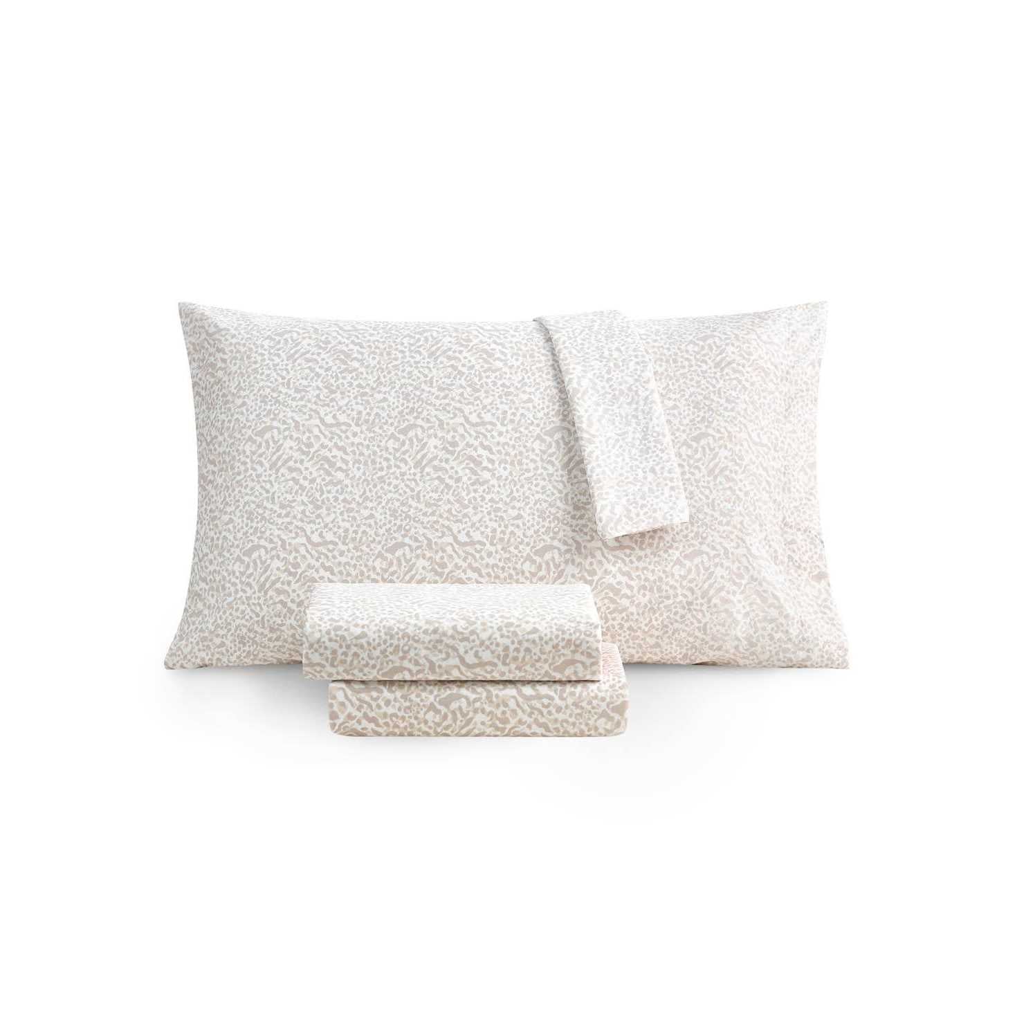 Sanders Printed Microfiber 4-Pc Sheet Set