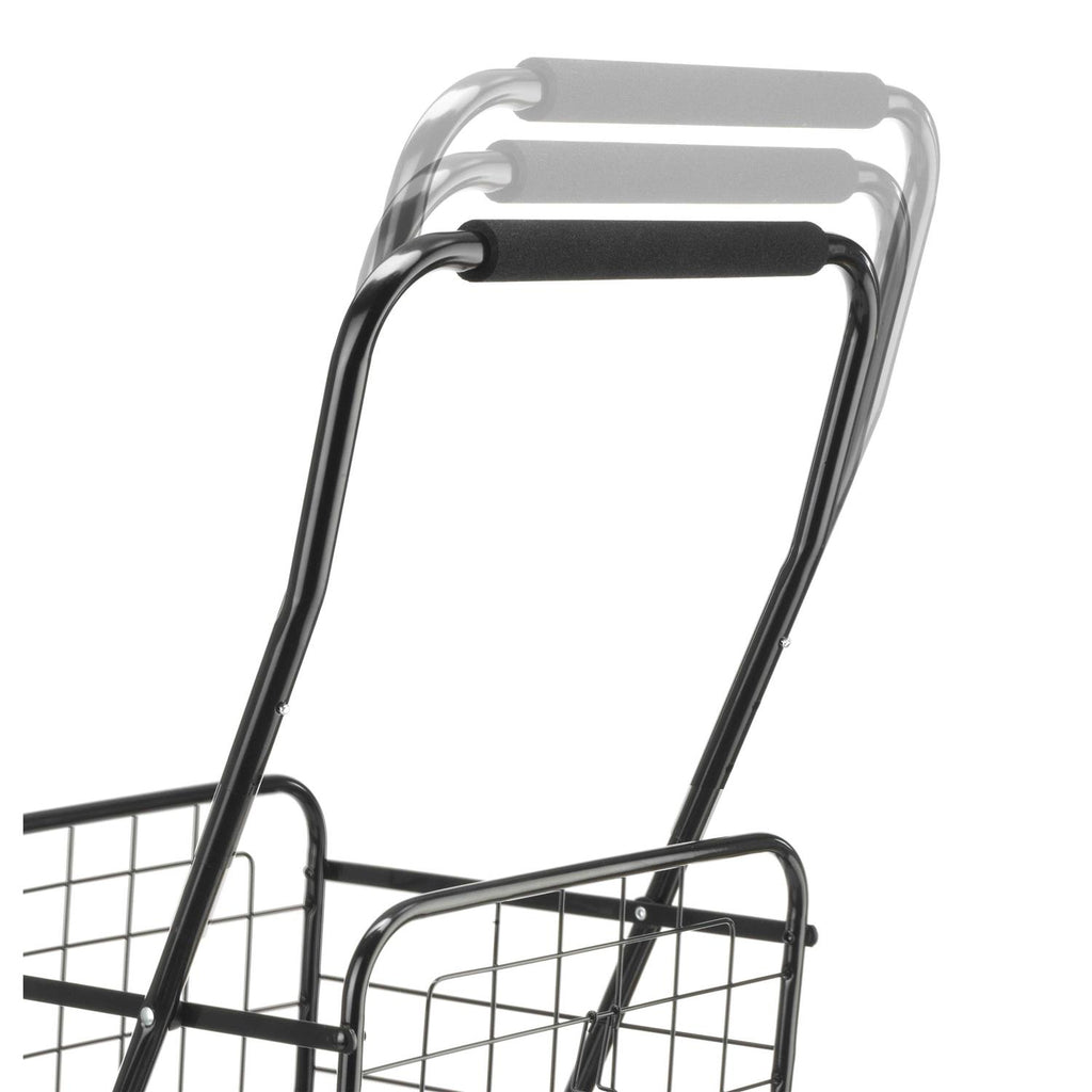 Mainstays Adjustable Rolling Shopping Cart