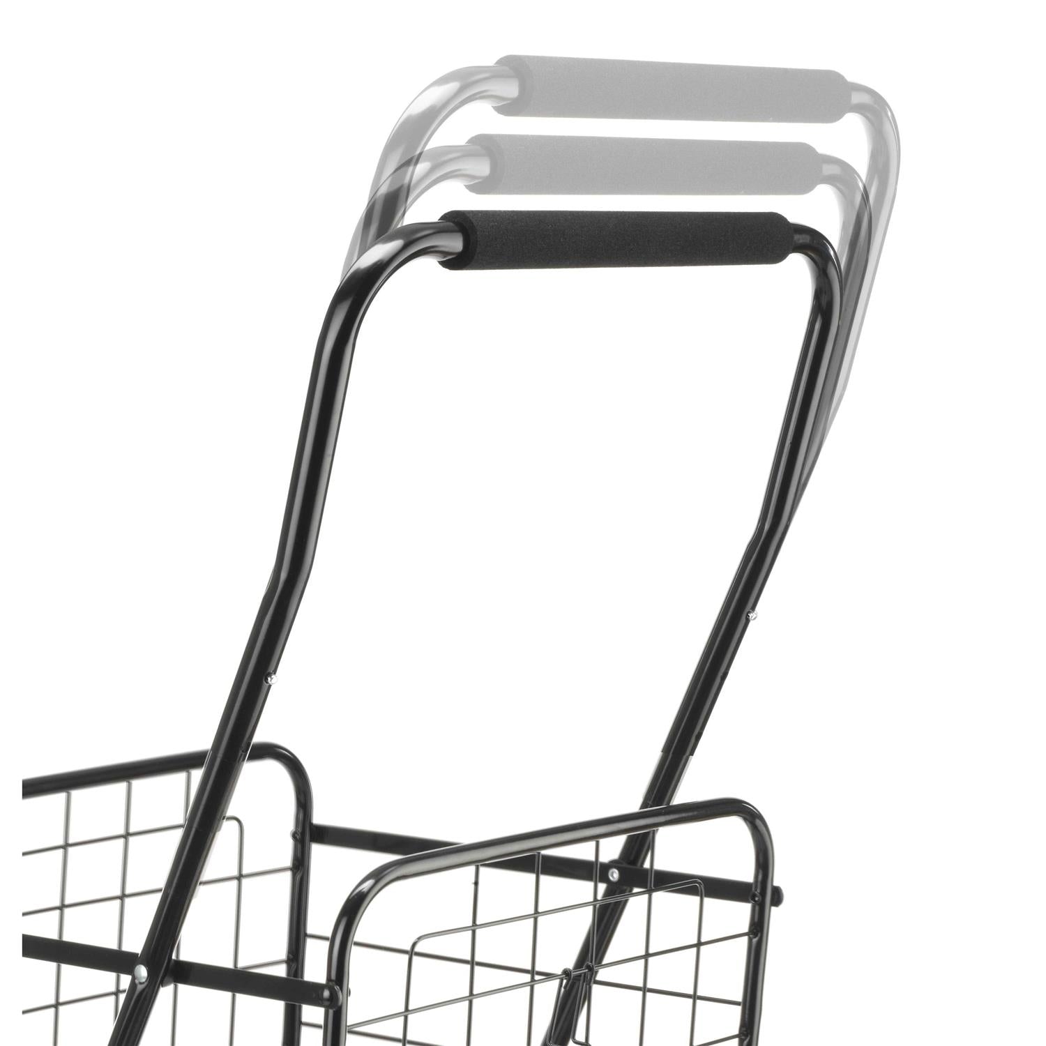 Mainstays Adjustable Rolling Shopping Cart