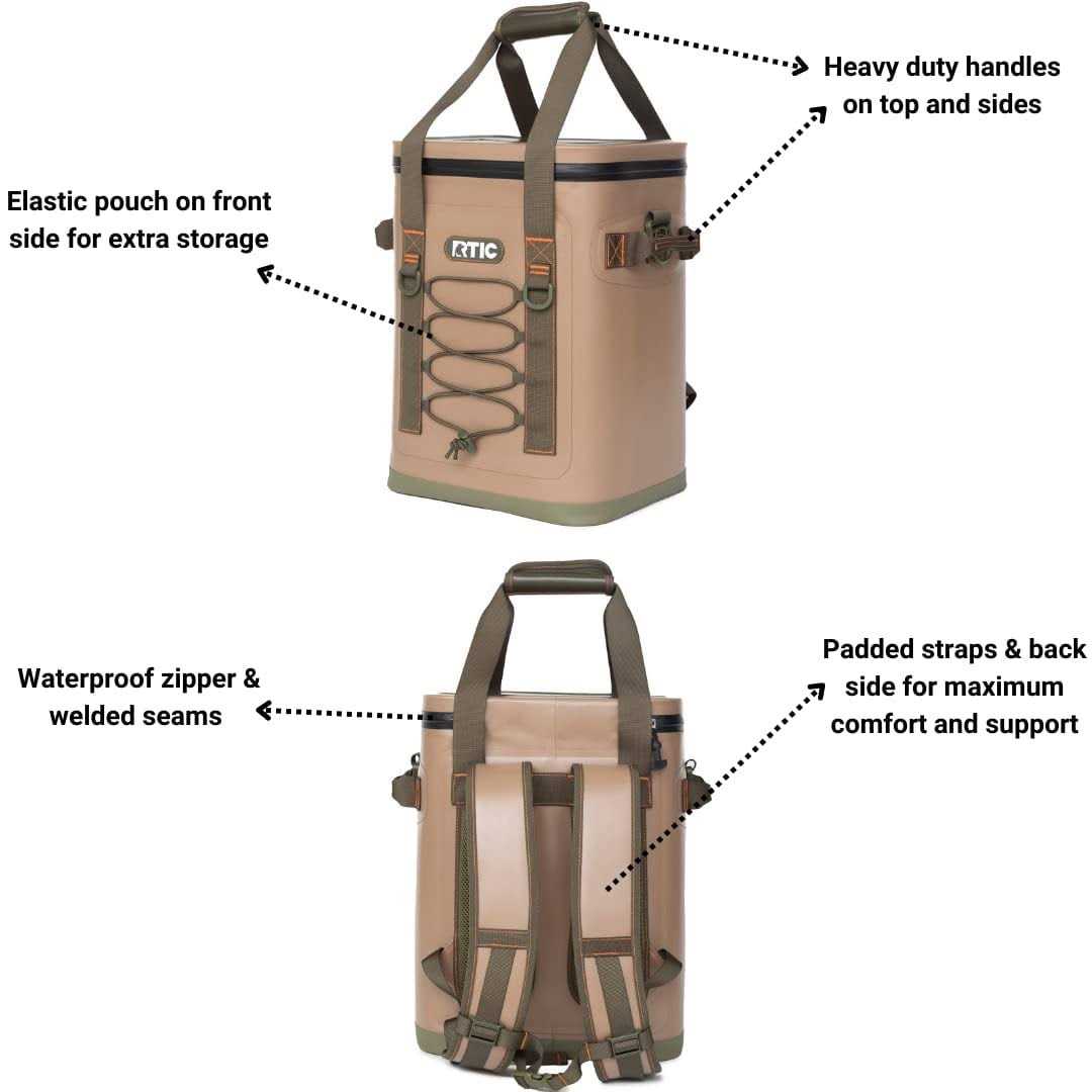 RTIC 20 Can Backpack Cooler