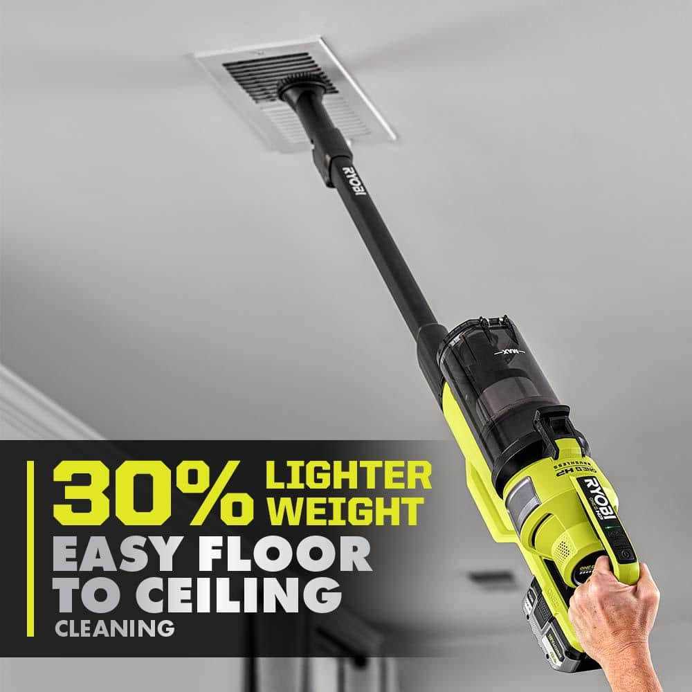 RYOBI ONE+ HP 18V Brushless Cordless Pet Stick Vacuum Cleaner Kit w/ Battery