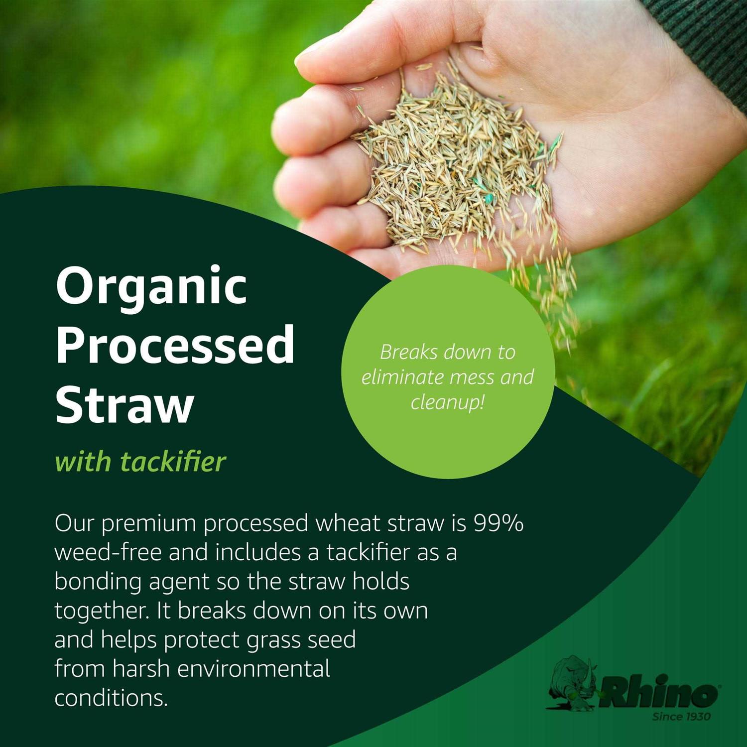 EZ Straw Seeding Mulch with Tack