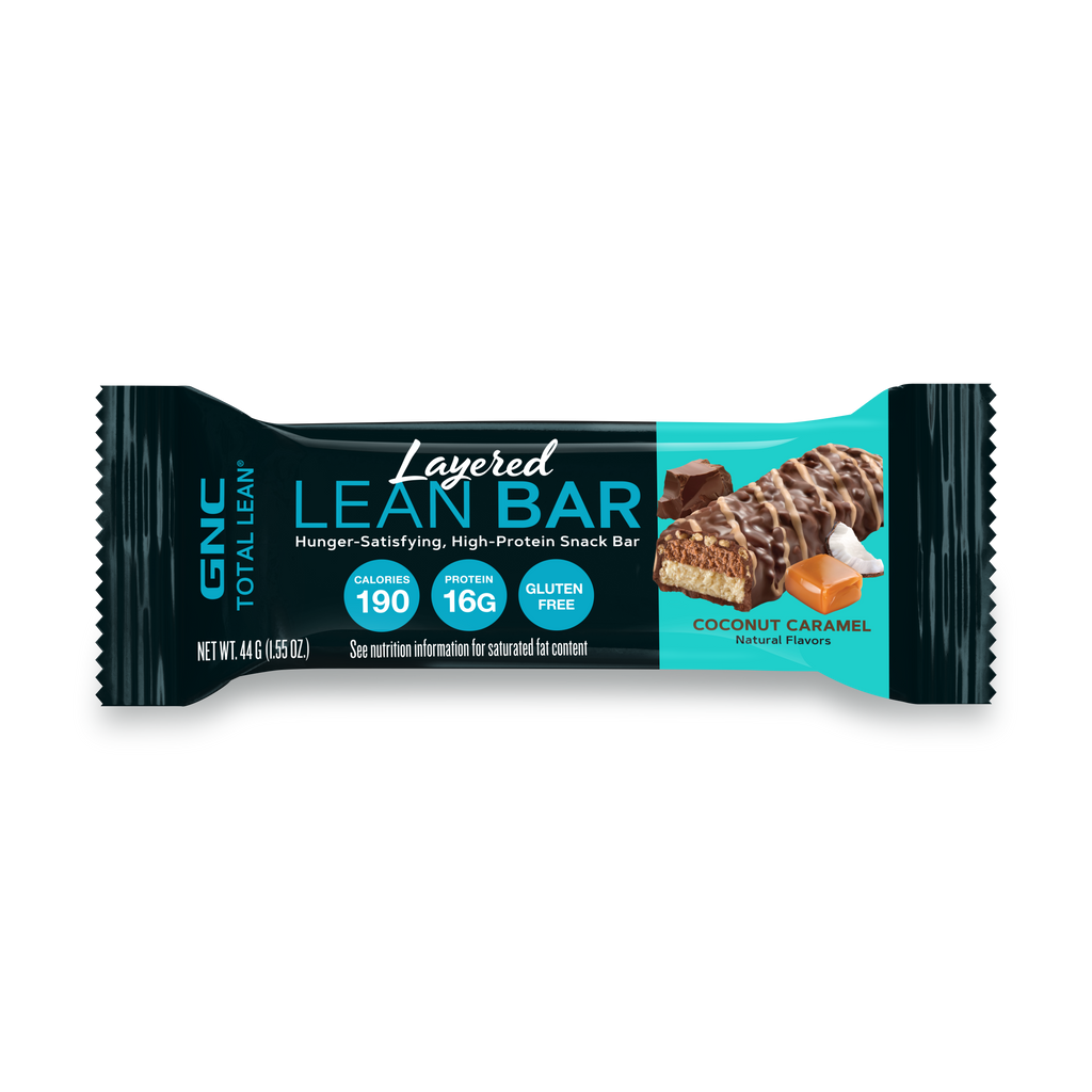 GNC Total Lean® Layered Lean Bar - Coconut Caramel (9 Bars)