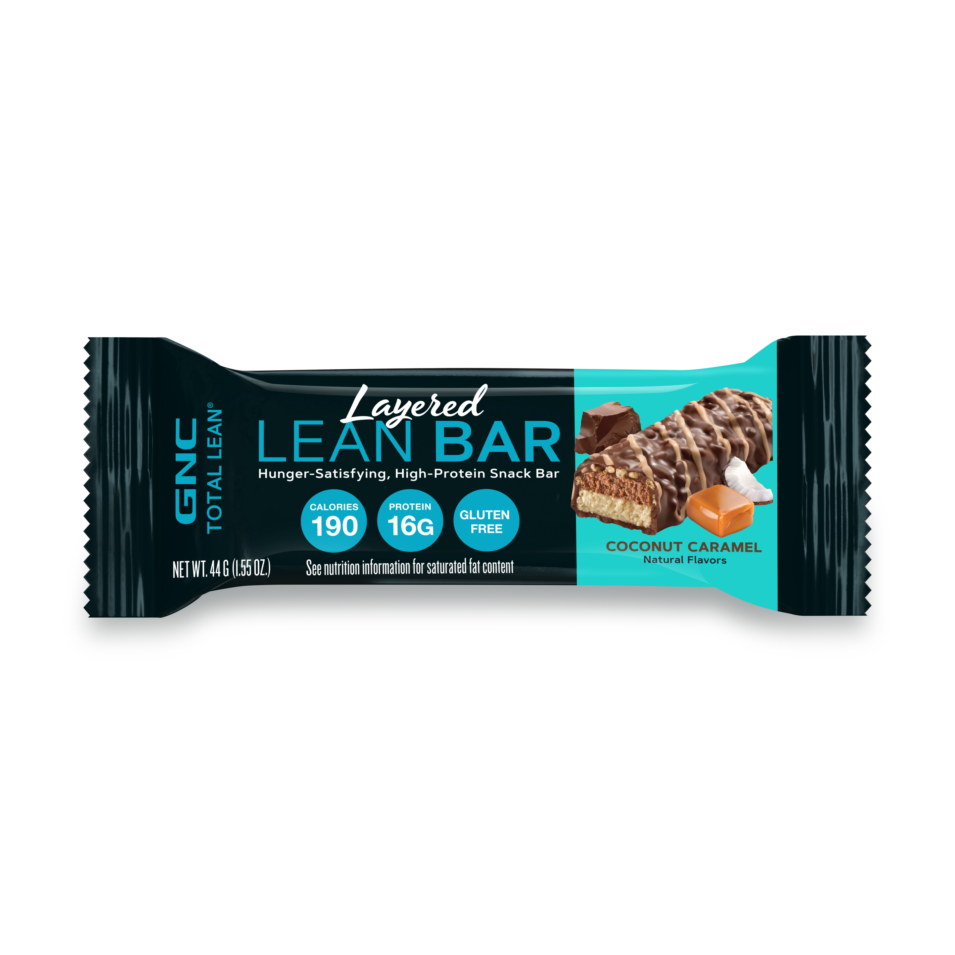GNC Total Lean® Layered Lean Bar - Coconut Caramel (9 Bars)