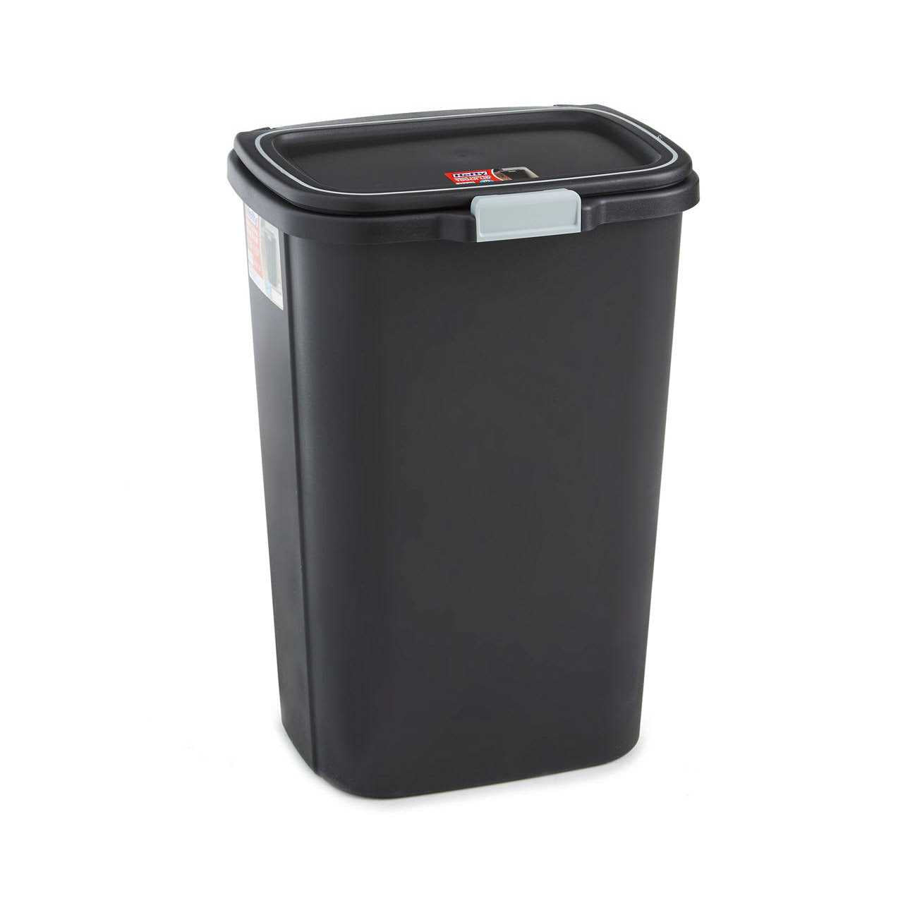 Hefty 13 Gallon Odor Control Touch Lid Trash Can