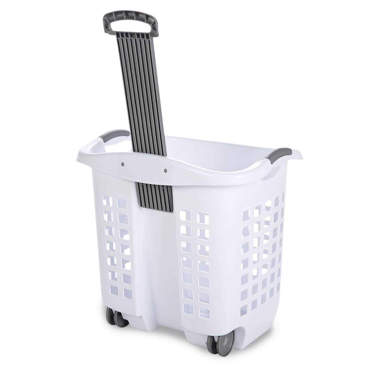 Sterilite Wheeled Laundry Basket