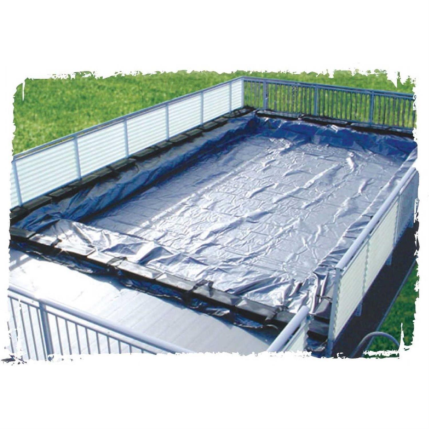 Buffalo Blizzard Ultimate Blue/Black Winter Cover Kayak or Fanta-Sea Pool