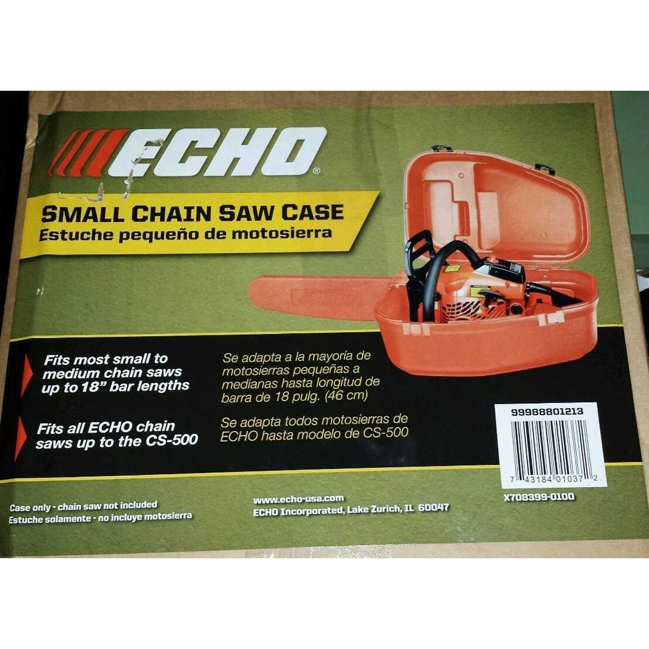 Echo Small Chainsaw Carrying Case with 18 in. Scabbard