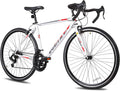 WEIZE Road Bike, 700C Wheel City Commuter Bicycle, Shimano 14 Speed Drop Bar, Racing Adult Bike with Caliper Brakes, High-Carbon Steel Hybrid Bikes