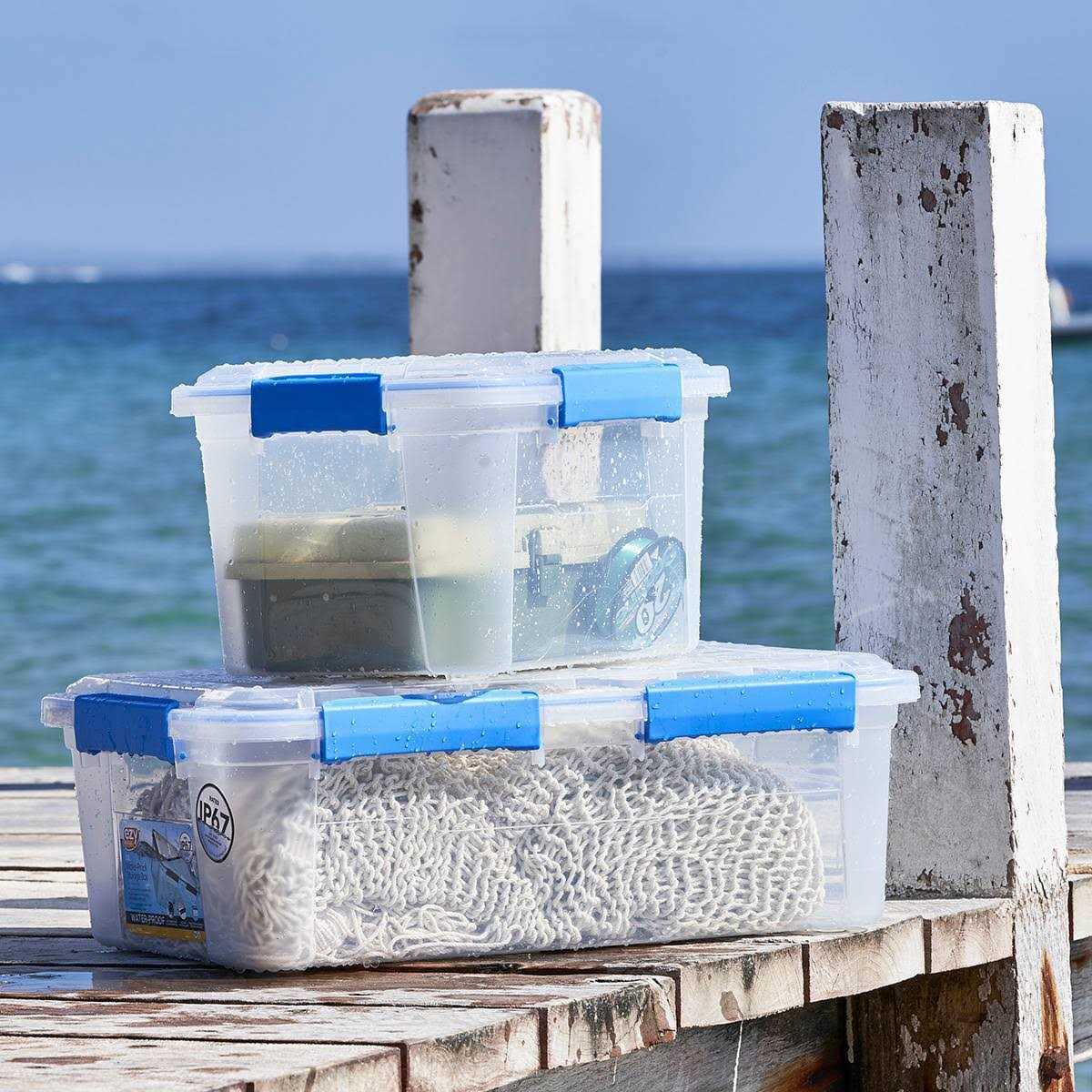Ezy Storage 33.8qt IP67 Waterproof Storage Box