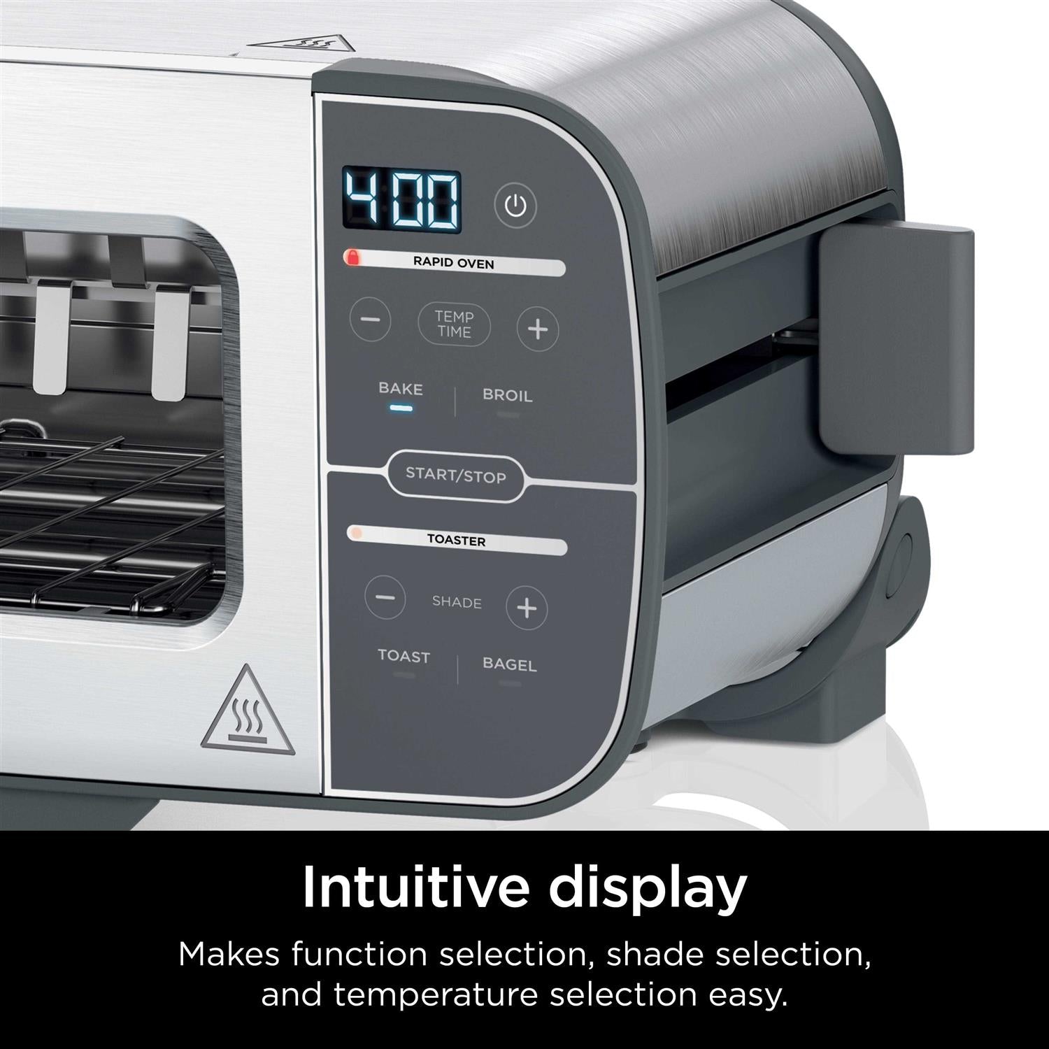 Ninja ST100 Foodi 2-in-1 Flip Toaster 2-Slice Toaster