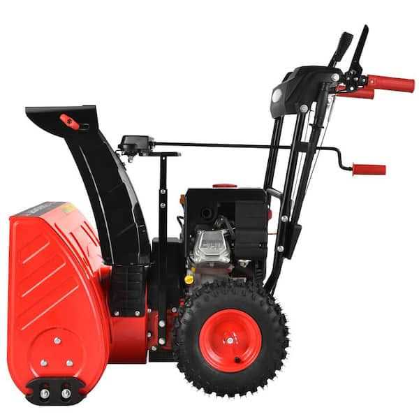 Powersmart 24 in. Two-Stage Gas Snow Blower with Electric Start and LED Light and Heated Handles