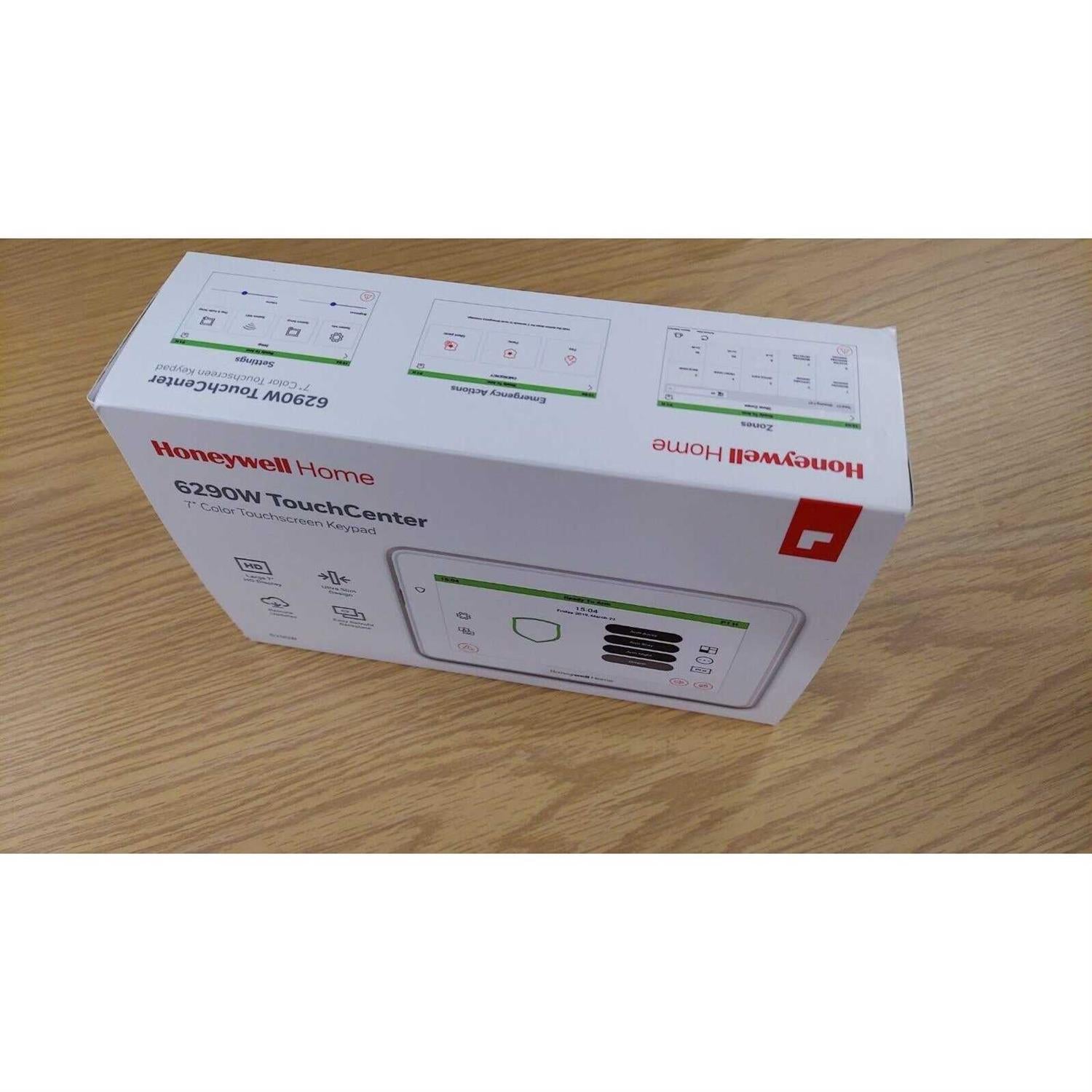Intrusion Honeywell 6290W Touch Center 7 Color Wireless Touchscreen Keypad Alarm