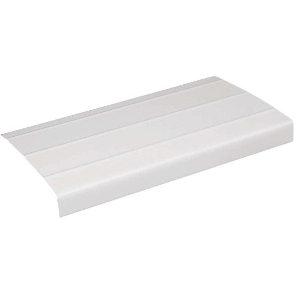 Amerimax 8 In. x 12 Ft. .024 In. Hemmed Aluminum Fascia