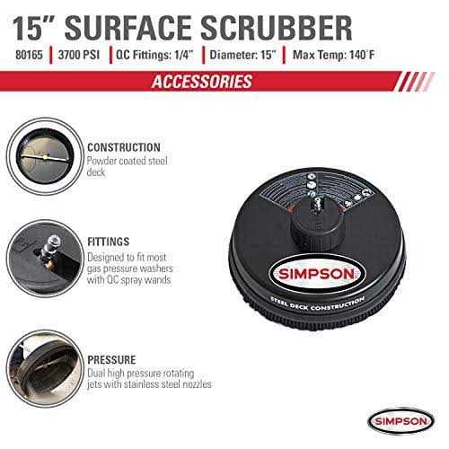 Simpson Universal 15 Pressure Washer Surface Cleaner 80165