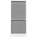 Precision Screen Capri 32 In. W x 80 In. H x 7/8 In. Thick White Steel Screen Door