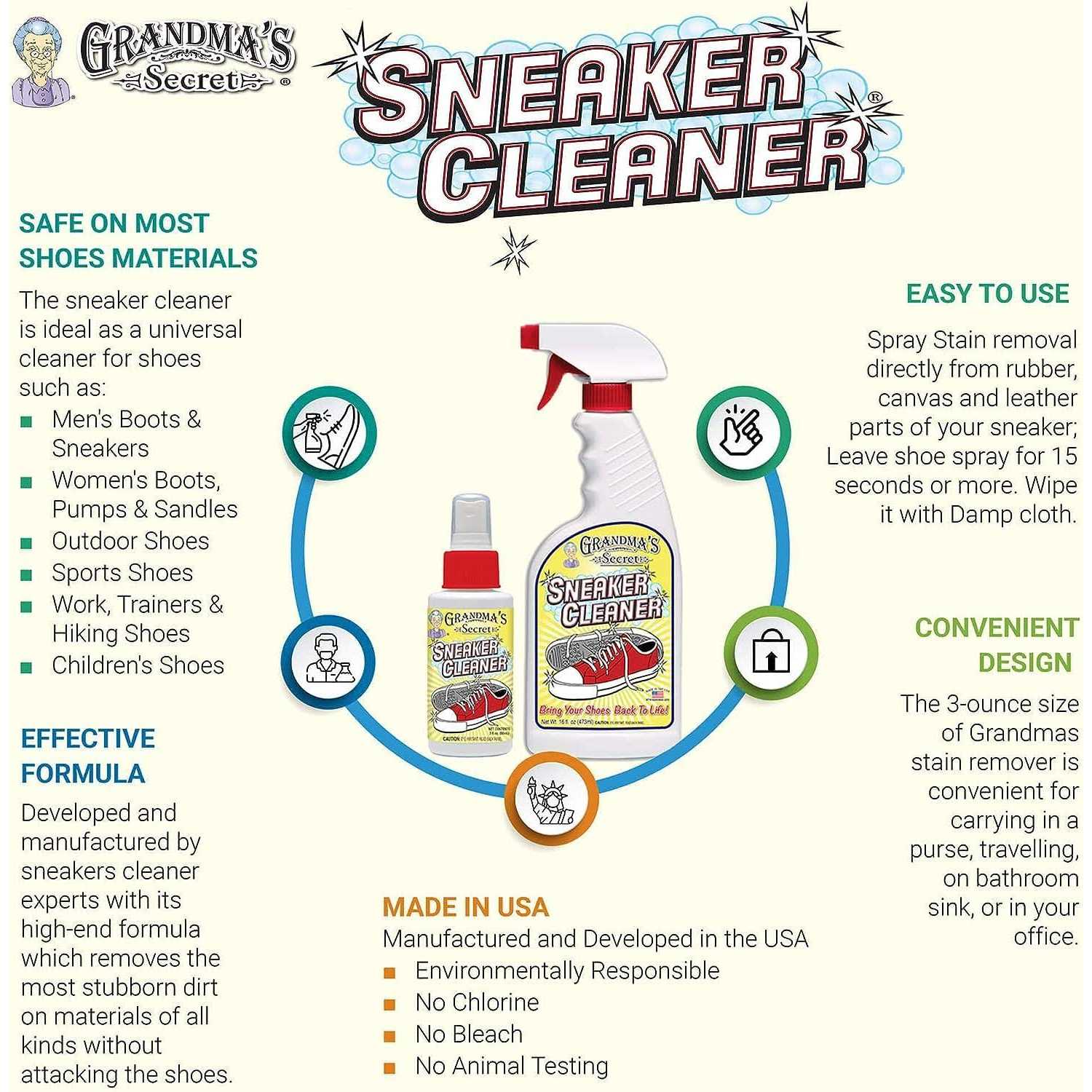 Grandma’s Secret Sneaker Cleaner Spray